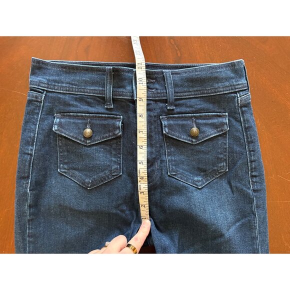 GAP Denim  ’70s Flare High Rise Jeans  in Size 27 or US 4 Long - Picture 10 of 12
